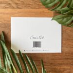 Wenskaart liggend achterkant