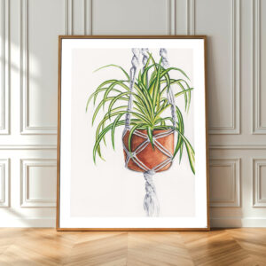 Graslelie Art Print